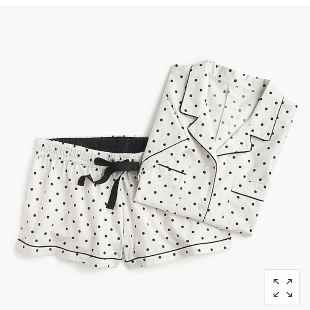 J crew polka dot pajama set - Picture 1 of 1